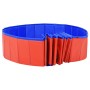 Red PVC folding dog pool 300x40 cm by vidaXL, Dog products - Ref: Foro24-92601, Price: 137,42 €, Discount: %