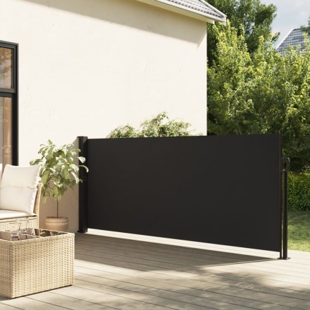 Seitlicher ausziehbarer Sonnenschutz in Schwarz, 120x300 cm. von , Sonnenschirme - Ref: Foro24-4004279, Preis: 72,82 €, Rabat...