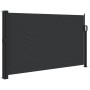 Retractable black side awning 120x300 cm by , Umbrellas - Ref: Foro24-4004279, Price: 72,18 €, Discount: %