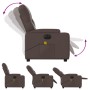 Reclining electric massage armchair in brown synthetic leather by , Armchairs - Ref: Foro24-3204767, Price: 280,18 €, Discoun...