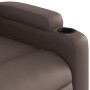 Sillón de masaje reclinable eléctrico cuero sintético marrón de , Sillones - Ref: Foro24-3204767, Precio: 280,91 €, Descuento: %