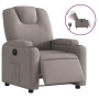 Electric reclining armchair in gray taupe fabric by , Armchairs - Ref: Foro24-3204352, Price: 251,45 €, Discount: %