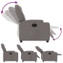 Electric reclining armchair in gray taupe fabric by , Armchairs - Ref: Foro24-3204352, Price: 251,45 €, Discount: %