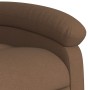 Sillón reclinable elevable de tela marrón de , Sillones - Ref: Foro24-3204096, Precio: 273,85 €, Descuento: %