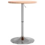 Solid beech wood high table Ø50x90.5 cm by , Kitchen and dining tables - Ref: Foro24-3270619, Price: 93,46 €, Discount: %