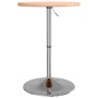 Solid beech wood high table Ø50x90.5 cm by , Kitchen and dining tables - Ref: Foro24-3270619, Price: 93,46 €, Discount: %