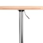 Solid beech wood high table Ø50x90.5 cm by , Kitchen and dining tables - Ref: Foro24-3270619, Price: 93,46 €, Discount: %