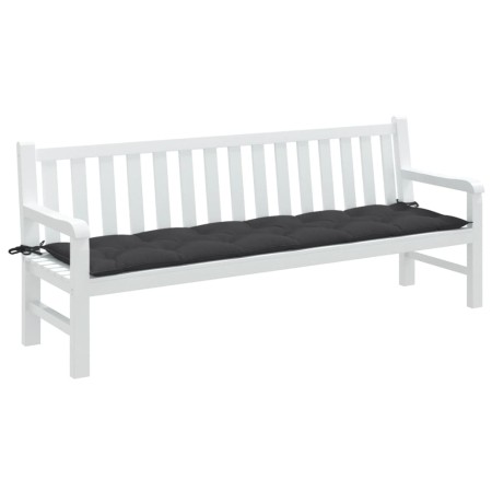 Kissen für Gartenbank, anthrazit melierter Stoff, 200x50x7 cm. von , Kissen für Stühle und Sofas - Ref: Foro24-4002574, Preis...