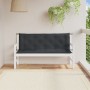 Garden bench cushions 2 units in anthracite melange fabric 150x50x7 cm by , Cushions for chairs and sofas - Ref: Foro24-40026...