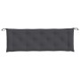 Garden bench cushions 2 units in anthracite melange fabric 150x50x7 cm by , Cushions for chairs and sofas - Ref: Foro24-40026...