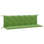 Cushions for garden bench 2 units green melange fabric 180x50x7 cm by , Cushions for chairs and sofas - Ref: Foro24-4002624, ...