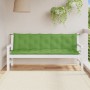 Cushions for garden bench 2 units green melange fabric 180x50x7 cm by , Cushions for chairs and sofas - Ref: Foro24-4002624, ...