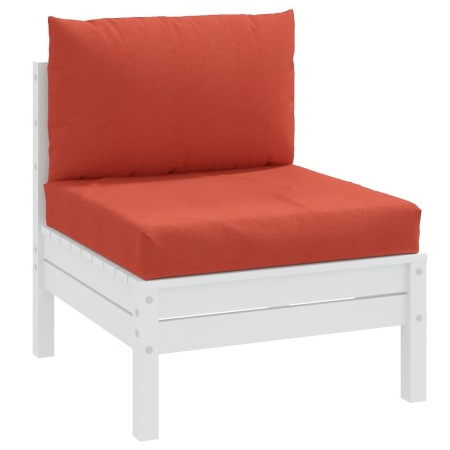 Palettensofa-Kissen, 2 Stück, Stoff in Rot-Melange. von , Kissen für Stühle und Sofas - Ref: Foro24-4002647, Preis: 41,25 €, ...