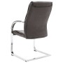 Gray fabric cantilever office chair by , Office chairs - Ref: Foro24-289339, Price: 106,99 €, Discount: %