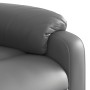 Sillón reclinable eléctrico de cuero sintético gris de , Sillones - Ref: Foro24-3205031, Precio: 265,99 €, Descuento: %