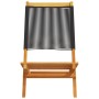 Garden chairs 2 units solid acacia wood black polypropylene by , Garden chairs - Ref: Foro24-367687, Price: 110,88 €, Discoun...