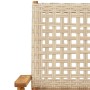 7-piece garden dining set made of PE rattan and solid beige wood. by , Garden sets - Ref: Foro24-3281708, Price: 521,87 €, Di...