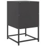 Mesita de noche acero negra 36x39x60,5 cm de , Mesitas de noche - Ref: Foro24-846458, Precio: 66,44 €, Descuento: %