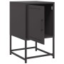 Bedside tables 2 units black steel 36x39x60.5 cm by , Nightstands - Ref: Foro24-846447, Price: 86,52 €, Discount: %