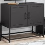 Black steel TV stand 68.5x39x60.5 cm by , TV Furniture - Ref: Foro24-846470, Price: 71,44 €, Discount: %