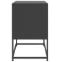 Mueble para TV de acero negro 68,5x39x60,5 cm de , Muebles TV - Ref: Foro24-846470, Precio: 71,44 €, Descuento: %