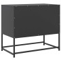 Mueble para TV de acero negro 68,5x39x60,5 cm de , Muebles TV - Ref: Foro24-846470, Precio: 71,44 €, Descuento: %