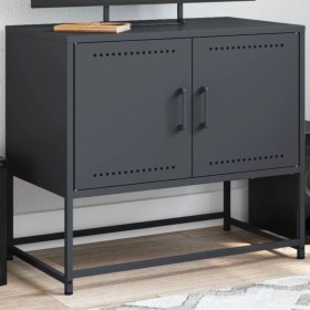 TV stand in anthracite gray steel, 68.5x39x60.5 cm by , TV Furniture - Ref: Foro24-846472, Price: 74,99 €, Discount: %