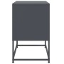 Mueble para TV de acero gris antracita 68,5x39x60,5 cm de , Muebles TV - Ref: Foro24-846472, Precio: 74,99 €, Descuento: %