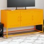 TV stand made of mustard yellow steel, 100.5x39x60.5 cm by , TV Furniture - Ref: Foro24-846479, Price: 99,21 €, Discount: %