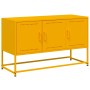 TV stand made of mustard yellow steel, 100.5x39x60.5 cm by , TV Furniture - Ref: Foro24-846479, Price: 99,21 €, Discount: %