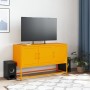 TV stand made of mustard yellow steel, 100.5x39x60.5 cm by , TV Furniture - Ref: Foro24-846479, Price: 99,21 €, Discount: %