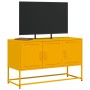 TV stand made of mustard yellow steel, 100.5x39x60.5 cm by , TV Furniture - Ref: Foro24-846479, Price: 99,21 €, Discount: %