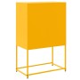 Aparador de acero amarillo mostaza 68,5x38,5x107 cm de , Aparadores - Ref: Foro24-846485, Precio: 125,16 €, Descuento: %