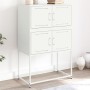 White steel sideboard 68.5x38.5x107 cm by , Sideboards - Ref: Foro24-846487, Price: 108,21 €, Discount: %