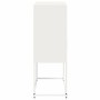 Aparador de acero blanco 68,5x38,5x107 cm de , Aparadores - Ref: Foro24-846487, Precio: 108,21 €, Descuento: %