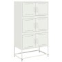 White steel sideboard 68.5x38.5x123.5 cm by , Sideboards - Ref: Foro24-846493, Price: 146,18 €, Discount: %