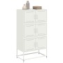 White steel sideboard 68.5x38.5x123.5 cm by , Sideboards - Ref: Foro24-846493, Price: 146,18 €, Discount: %