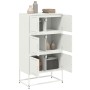 White steel sideboard 68.5x38.5x123.5 cm by , Sideboards - Ref: Foro24-846493, Price: 146,18 €, Discount: %