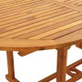 Set de comedor de jardín 7 pzas tela madera maciza azul blanco de , Conjuntos de jardín - Ref: Foro24-3281729, Precio: 724,79...