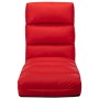 Tumbona de suelo plegable de cuero sintético rojo de vidaXL, Divanes - Ref: Foro24-325250, Precio: 136,28 €, Descuento: %