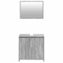 Set de muebles de baño 2 pzas madera contrachapada gris sonoma de , Muebles de baño - Ref: Foro24-835698, Precio: 87,29 €, De...