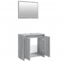 Set de muebles de baño 2 pzas madera contrachapada gris sonoma de , Muebles de baño - Ref: Foro24-835698, Precio: 87,29 €, De...