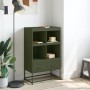 Cold-rolled steel sideboard in olive green 68.5x39x111.5 cm by , Sideboards - Ref: Foro24-846606, Price: 128,87 €, Discount: %