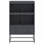 Cold-rolled steel sideboard in anthracite color 68.5x39x111.5 cm by , Sideboards - Ref: Foro24-846604, Price: 128,82 €, Disco...