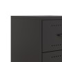 Bedside tables 2 units black steel 36x39x43.5 cm by , Nightstands - Ref: Foro24-846627, Price: 123,90 €, Discount: %