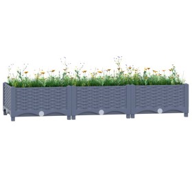 Blumenbeet aus Polypropylen 120x40x23 cm von vidaXL, Töpfe und Pflanzgefäße - Ref: Foro24-310399, Preis: 43,56 €, Rabatt: %