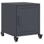 Bedside tables 2 units anthracite gray steel 36x39x43.5 cm by , Nightstands - Ref: Foro24-846619, Price: 99,15 €, Discount: %