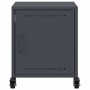 Bedside tables 2 units anthracite gray steel 36x39x43.5 cm by , Nightstands - Ref: Foro24-846619, Price: 99,15 €, Discount: %