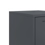 Bedside tables 2 units anthracite gray steel 36x39x43.5 cm by , Nightstands - Ref: Foro24-846619, Price: 99,15 €, Discount: %