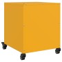 Bedside tables 2 units mustard yellow steel 36x39x43.5 cm by , Nightstands - Ref: Foro24-846633, Price: 130,15 €, Discount: %